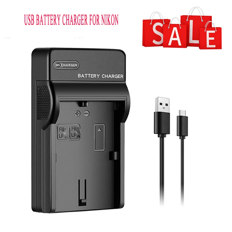 

Тонкое Зарядное устройство USB Micro для фотоаппарата Nikon Coolpix 2500 3500 3200 2100Q