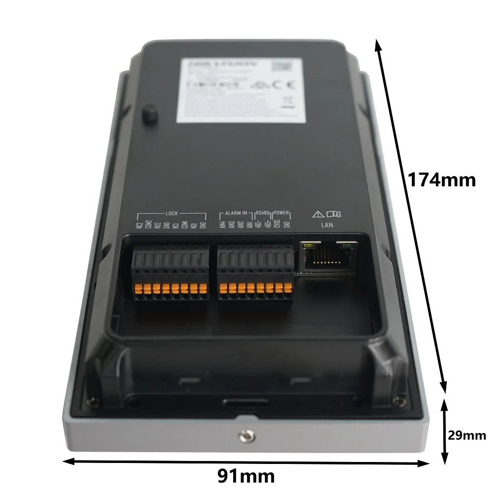 HIKVISION-KIT de intercomunicador de vídeo POE 802.3af, Multi-idioma Original, incluye DS-KV8113-WME1(C), DS-KH6320-WTE1 e interruptor PoE