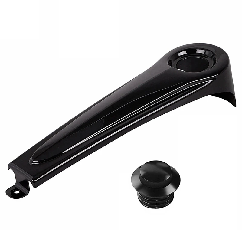 

1 PCS Glossy Black For NEW Motorcycle Stretched Dashboard Panel +Gas Tank Cap Cover For- Electra Glide Touring FLHT