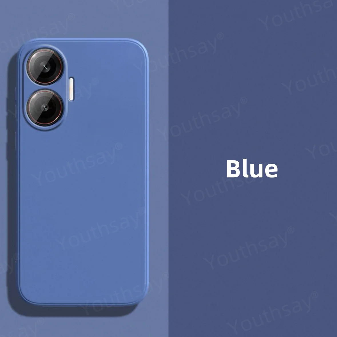 Soft Liquid Silicone TPU Phone Case with Camera Protector and Bumper Design