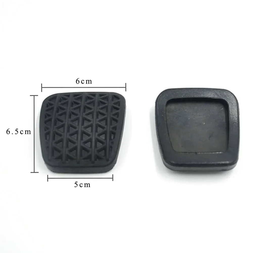 Car Pedal Covers 2Pcs Universal Rubber For Brake Clutch