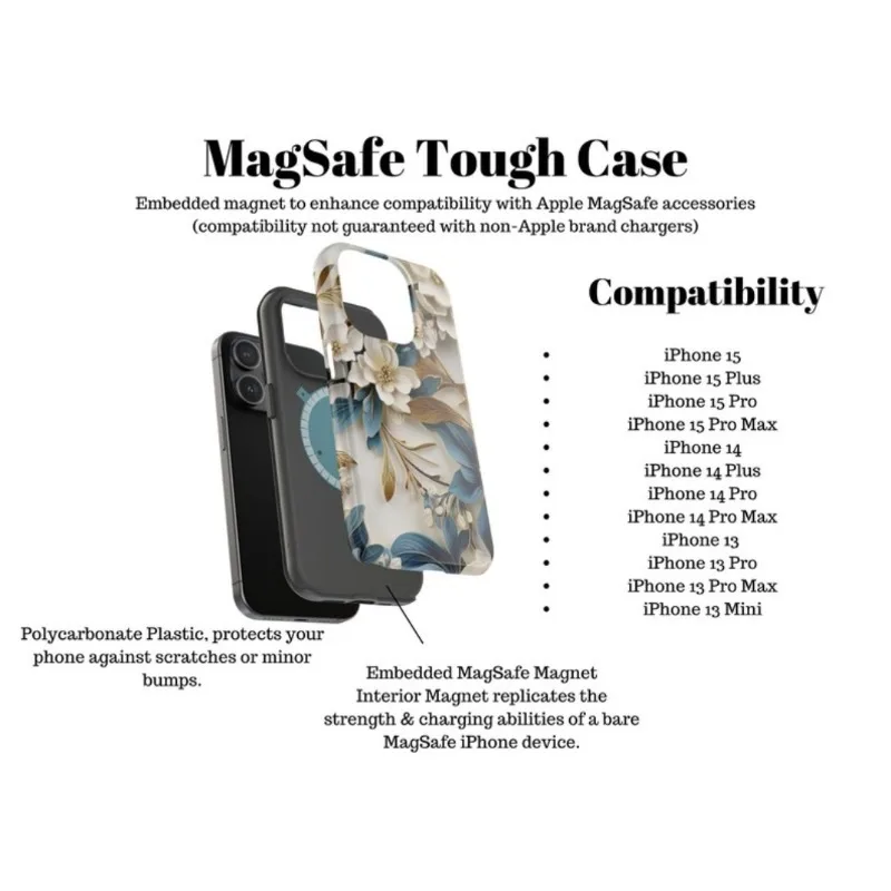 Retro Stripes Shockproof Magnetic Phone Case with Hard Acrylic Cover