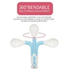 2pcs/set Baby Infant Baby Spoon Solid Feeding Supplies Pacifier Bending Spoon Utensils Flatware Children Tableware High Quality 3