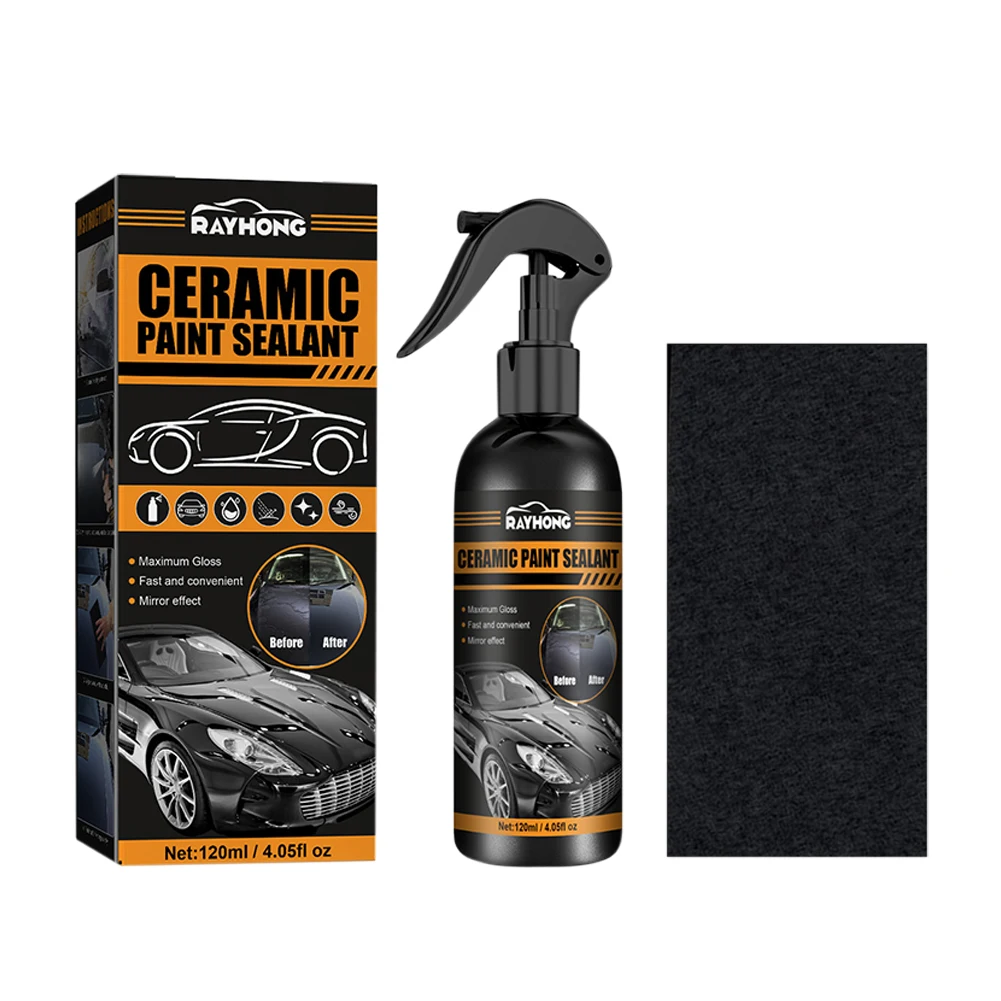 

120ml Car Ceramic Coating Agent Anti Fog Car Paint Polishing Crystal Wax Spray Nano Hydrophobic Liquid Kit Car Care Accessories