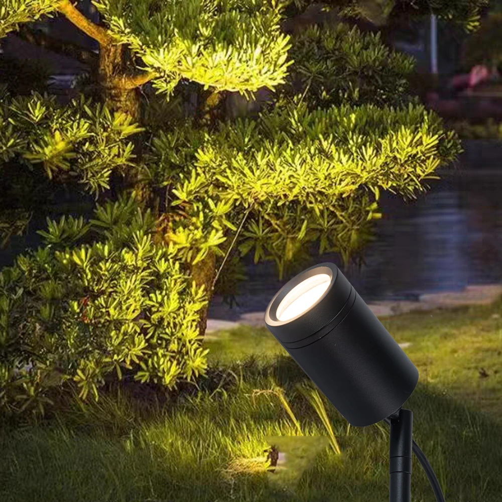 bitter Afhængig fjerkræ LED Flood Light AC100 260V 5W GU10 Bulb IP66 Waterproof Outdoor Garden Lawn  Pathway Lighting LED Spotlight with Spike Floodlight| | - AliExpress