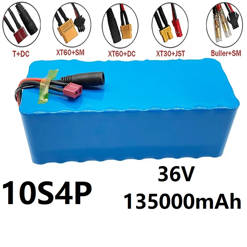 

Air Express Free Shipping 10S4P 36V 135000mAh 18650 Lithium Ion Rechargeable Battery Pack for Electric Tools, Instruments, Etc