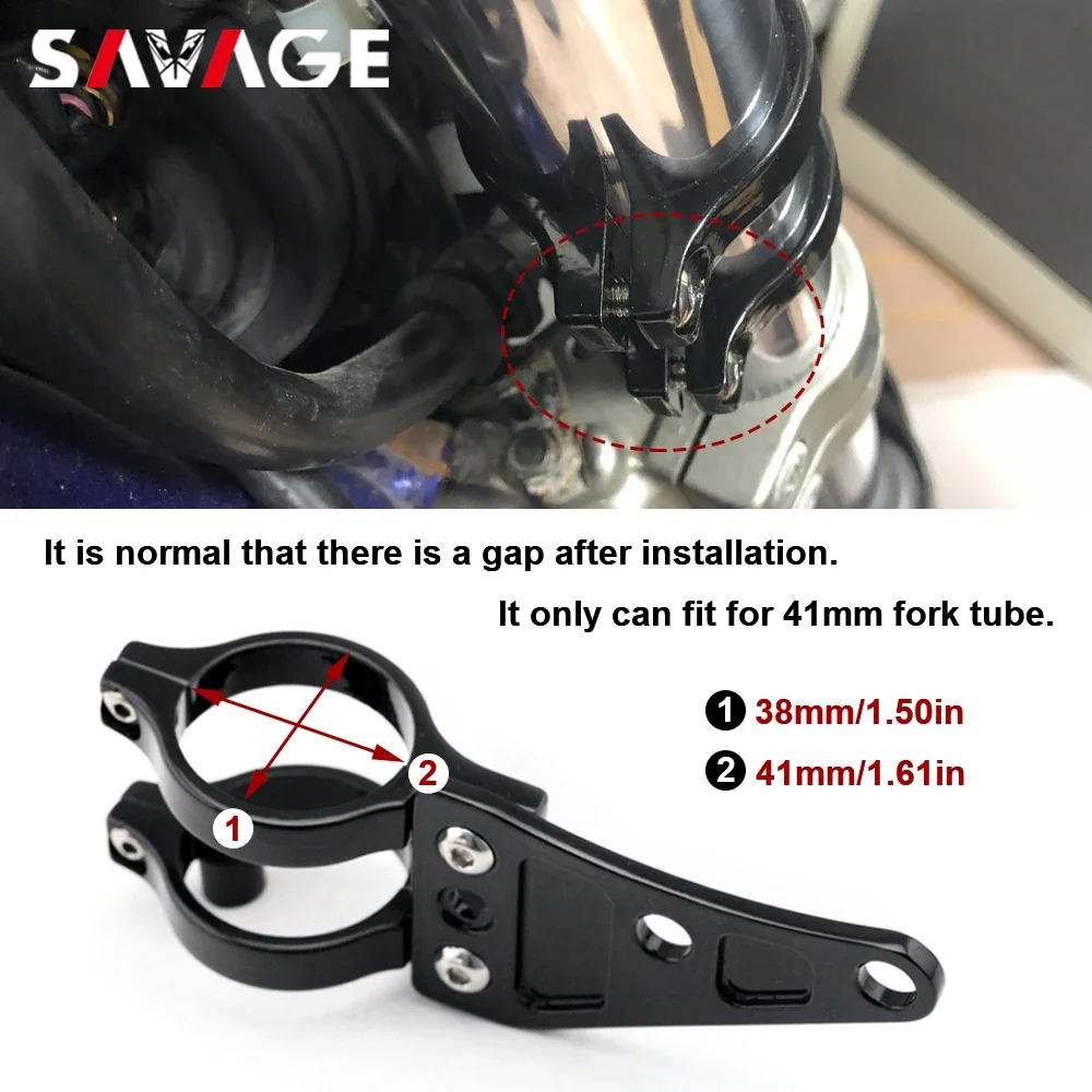 For 41mm Fork Motorcycle Headlight Mount Bracket Clamp Head
