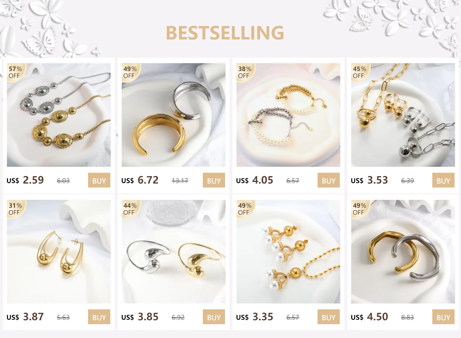 Edelstahl Gold Farbe dicke Kette Armbänder für Frauen trend ige klobige Handketten Damen Schmuck Geschenk – Detail 1