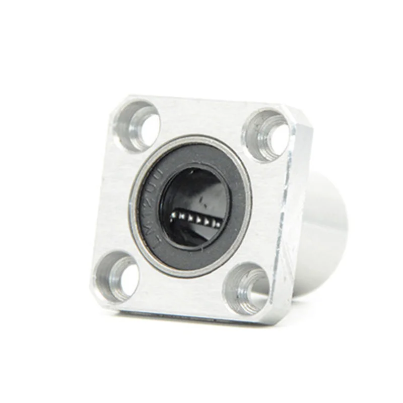 Square Flange Linear Motion Bushing Ball Bearing 1pcs LMK6UU 8 10 12 13 16 20 25 30 35 40UU graphite bearing bushing