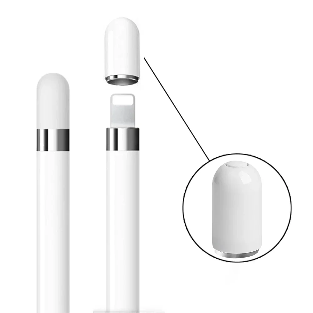 Apple Pencil Nib Magnetic Replacement Cap with Pencil Tips For Apple Pencil 1st Generation Cap Nib For iPad Stylus Accessories Parts