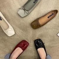 Slip On Women Ballet Flats Fashion Butterfly-knot Shoes 2025 Spring Ladies Elegant Street Style Mary Jane Shoes 1