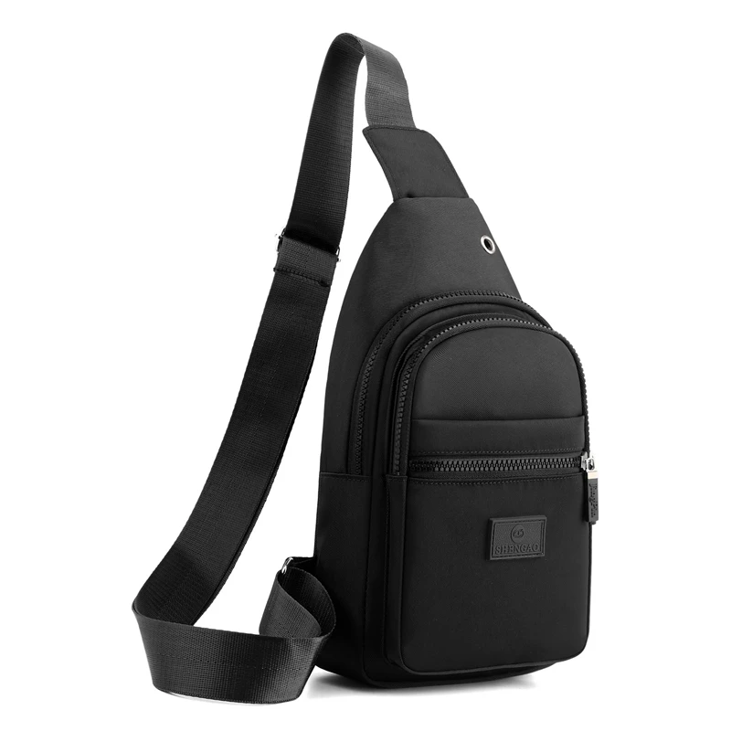 Leisure chest bag, multifunctional shoulder bag, mobile phone bag, suitable for casual wear, travel, street style - the perfect