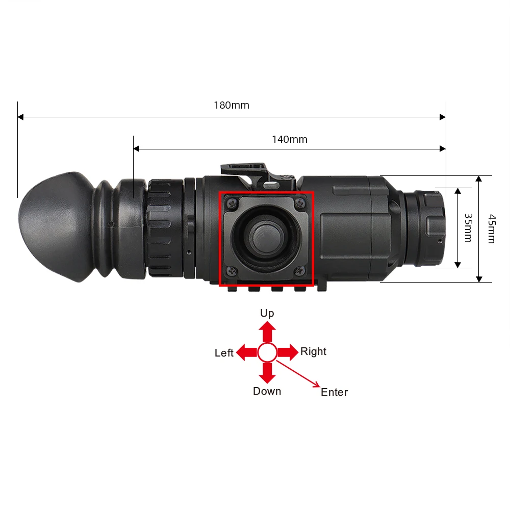 

1X-8X Tactical IP67 Digital Night Vision Scope 1280*960 Day And Night Use On Helmet For Hunting