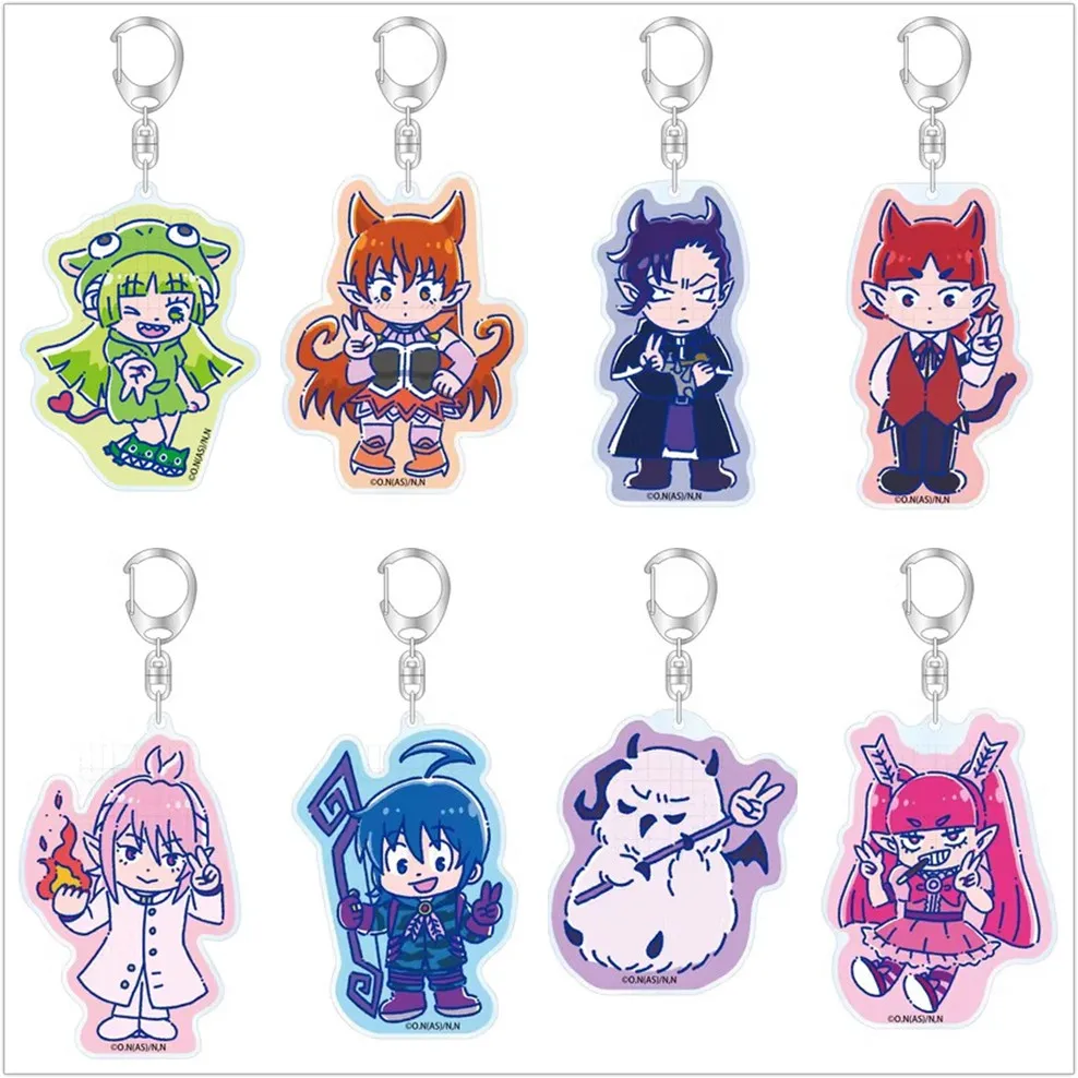 

Anime Mairimashita! Iruma-kun Keychain Doll Welcome to Demon School! Iruma-kun Acrylic Keyring Bag Pendant for Gift