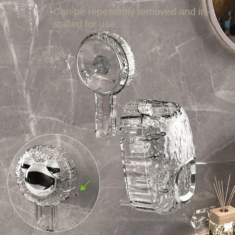 Water Corrugated Punch-free Suction Cup Toothpaste Squeezer Bathroom Wall-mounted Toothpaste Squeezer