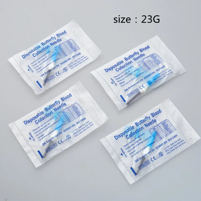 Disposable Blood Collection Needle 50pcs/lot Disposable Medical Scalp Venous Safety pet medical