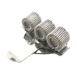 Compact and Flexible Portable Metal Pen Holder for Notebooks and Clipboards (3 hole pen holder)