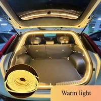 Car high brightness trunk lighting ambient light interior decoration LED wiring free automatic sensing tailgate light strip 3