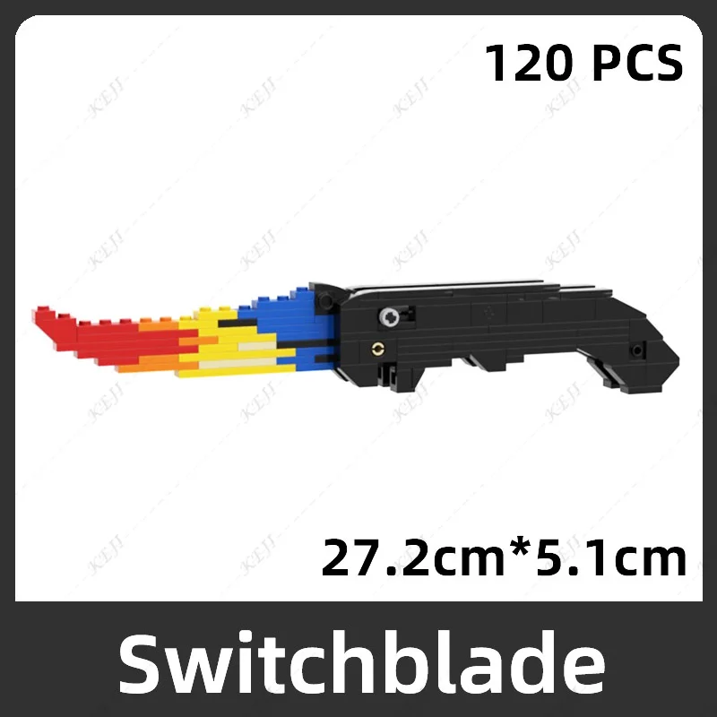 Military Karambit Butterfly Knife Building Blocks - DIY Toy Dagger