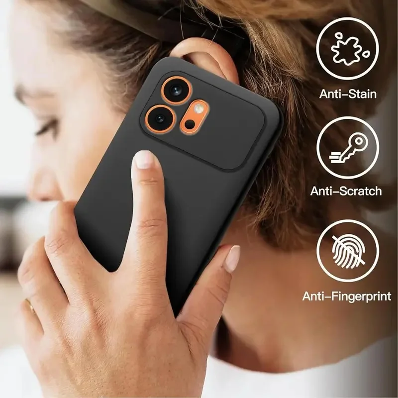 Colorful Flexible Liquid Silicone Protective Back Cover