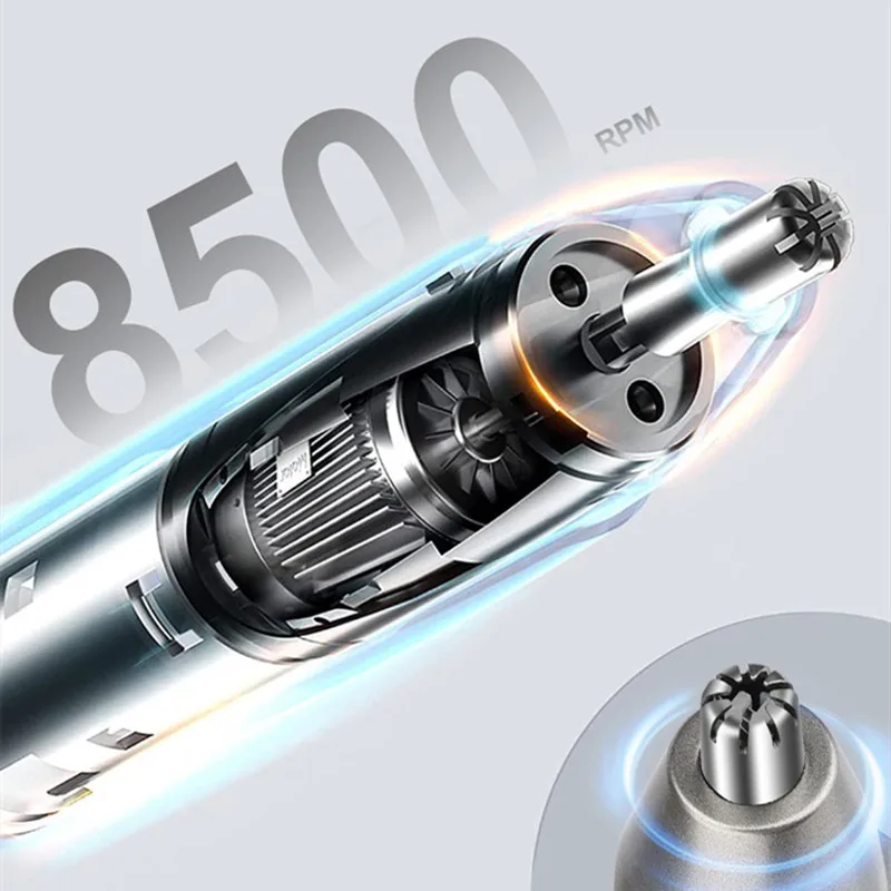 Nose Ear Hair Trimmer Cutter Clippers Grooming Set Professional Barber Razor Men'S Electric Shaver Women Eyebrow Cutting Machine 6