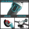 Makita DGA504 18V 6.0Ah 125mm Angle Grinder Lithium Battery Brushless High Power Industrial Grade Angle Grinder Cutting, Polishi