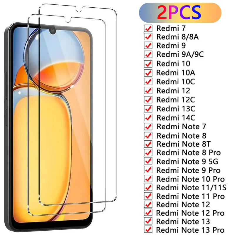 Premium 2Pcs Tempered Glass Screen Protector Film