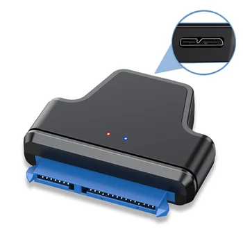 SATA to USB Adapter USB3.0 3.1 Cable External Hard Drive Serial SATA 22pin Converter Hard Disk W/ UASP for 2.5 2