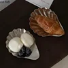 304 Stainless Steel Shell Plate Metal Cheese Plate Dessert Dish Jewelry Storage Plate Decorative Dish Featured Tableware 1