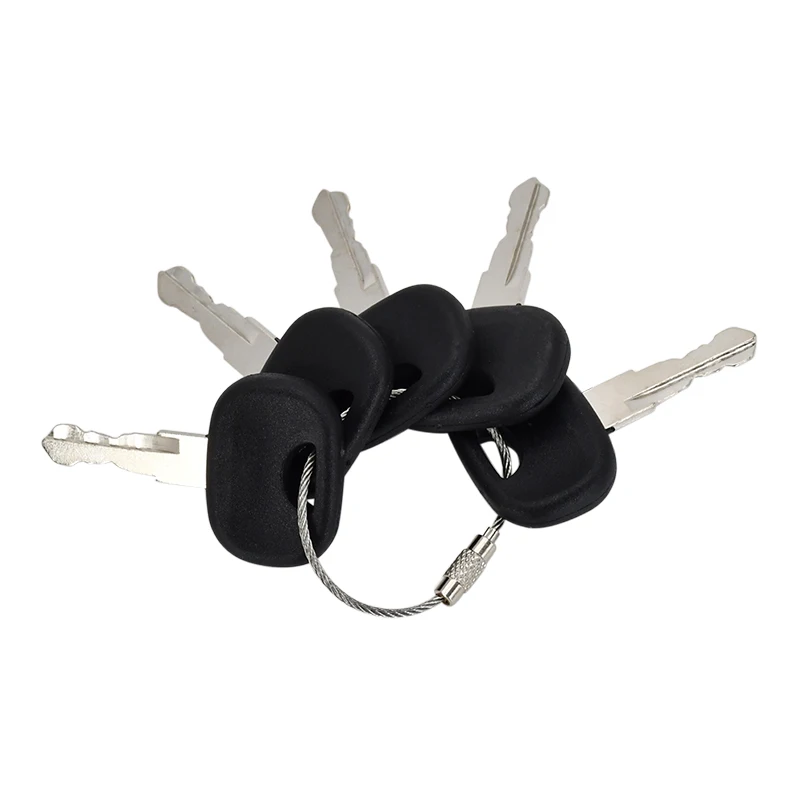 5Pcs Ignition Starter Key 14606 606 606/14606 Compatible with John Deere Crawler Loader 605C 655C 755C 950C 1050C Excavator