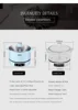 220V Multi Electric Hot Pot 2.5L/4L Available Automatic Lifting Electric Hotpot Multi Cooker Household Cooking Machine EU/AU/UK/ 6