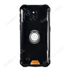 Custodia per telefono in silicone TPU morbido e shockproof con supporto posteriore a anello