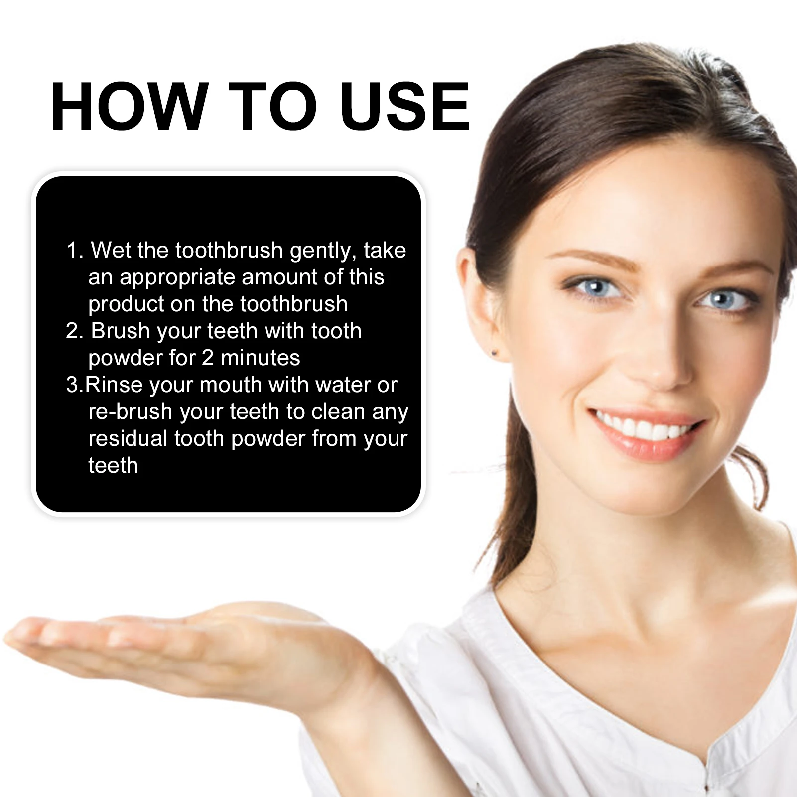 Activated Charcoal Teeth Whitening Powder - Tartar Cleaning, Yellow Stain Reduction, Smokers' Teeth Whitening & Oral Care