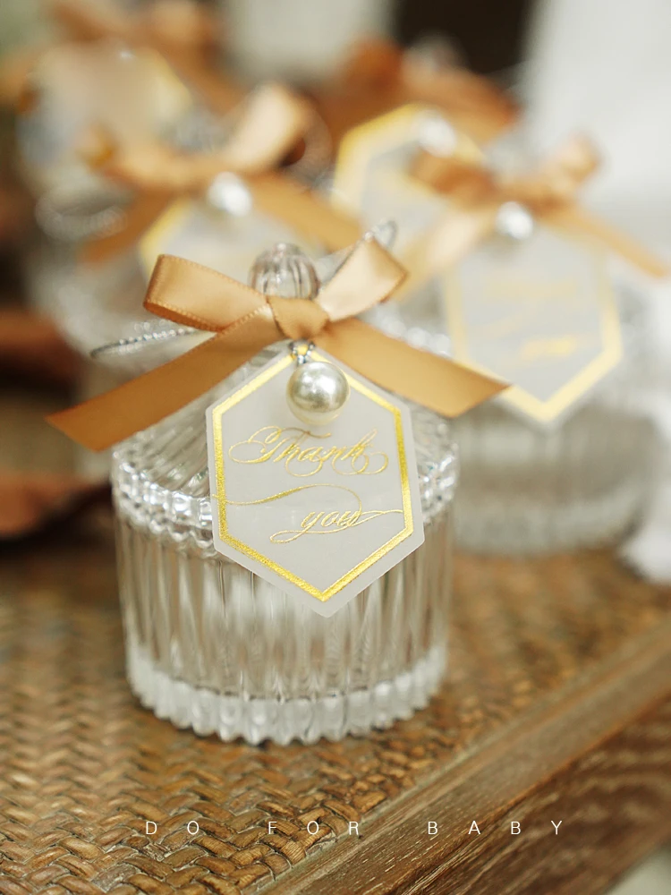 Personalized Bridal Shower Favor Boxes Clear Candy Box Favor for