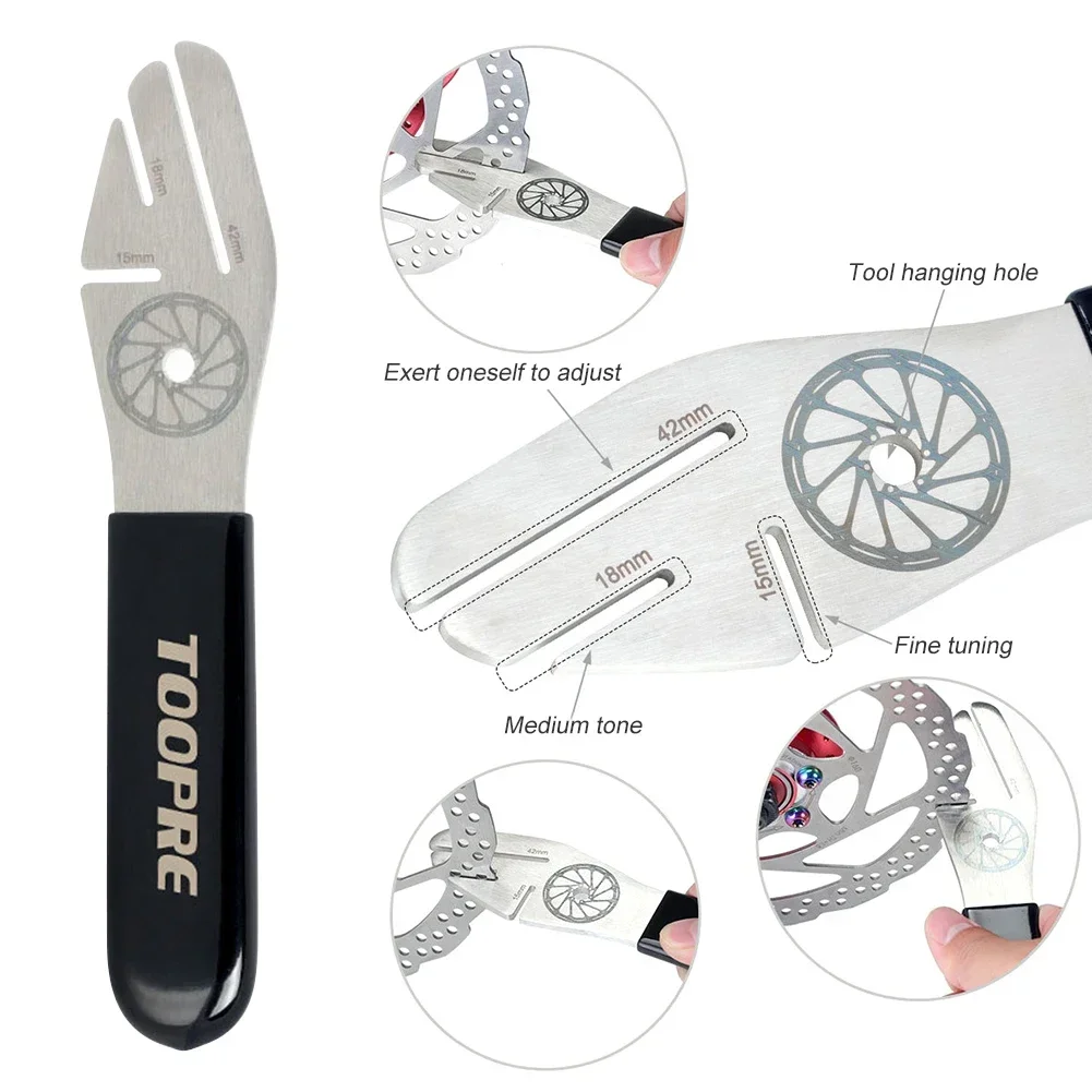 TOOPRE Bicycle Disc Brake Rotor Alignment Truing Tool with Disc