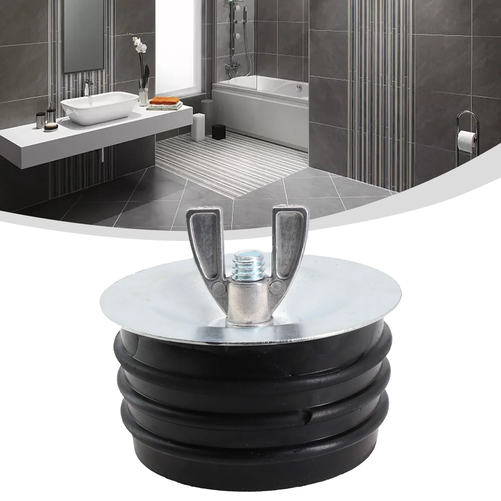 Sewer Pipe Plug Sealing Ring Metal Water Stop Plug Cleanout Cap Sewer Expansion Pipe High Quality Fixtures