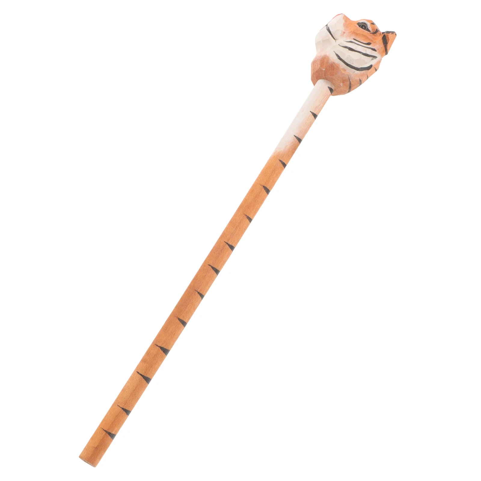 

Wooden Animal Pencil Cute Tiger Carved Writing Carving Fun Pencils Multi-use Adorable Pupils