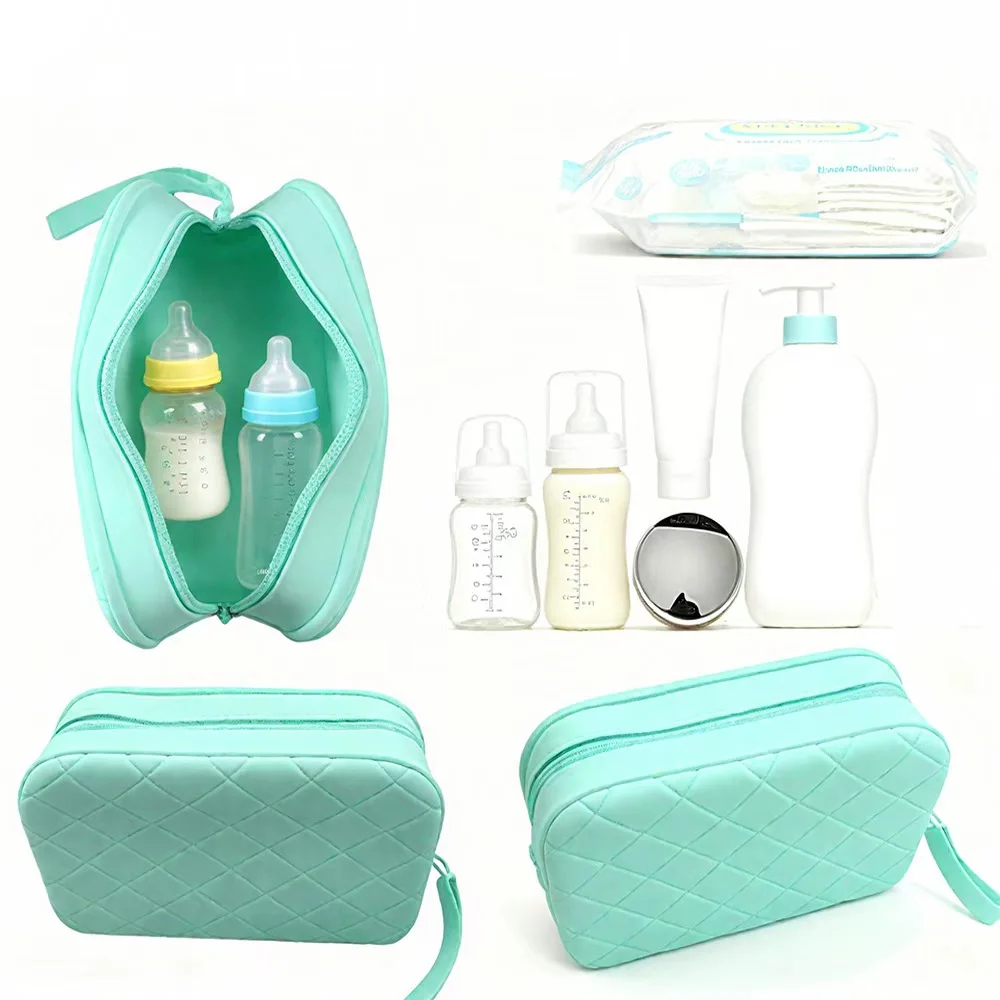 Free Name Printing Silicone Storage Pouch Organiser Box Silicone Material for Easy Portability Personalised Gift with DIY Design