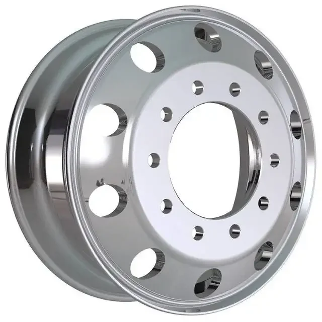 Bus Wheel Ten Bolts 22.5x8.25 Easy Driving Tire Coach Wheel Hubs Alloy Aluminum Truck Rims