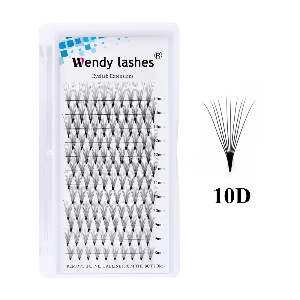 thumbnail image 1 of Pestañas postizas Wendy, extensiones de pestañas prefabricadas con volumen ruso, pestañas postizas sueltas naturales de visón sintético, extensiones de pestañas coreanas, maquillaje, 1 of 5