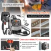 Multifunctional 4in1 MIG MMA MAG TIG-160C Inverter Welders Multipurpose Portable Electric Welding Machine Intelligent Welders 3