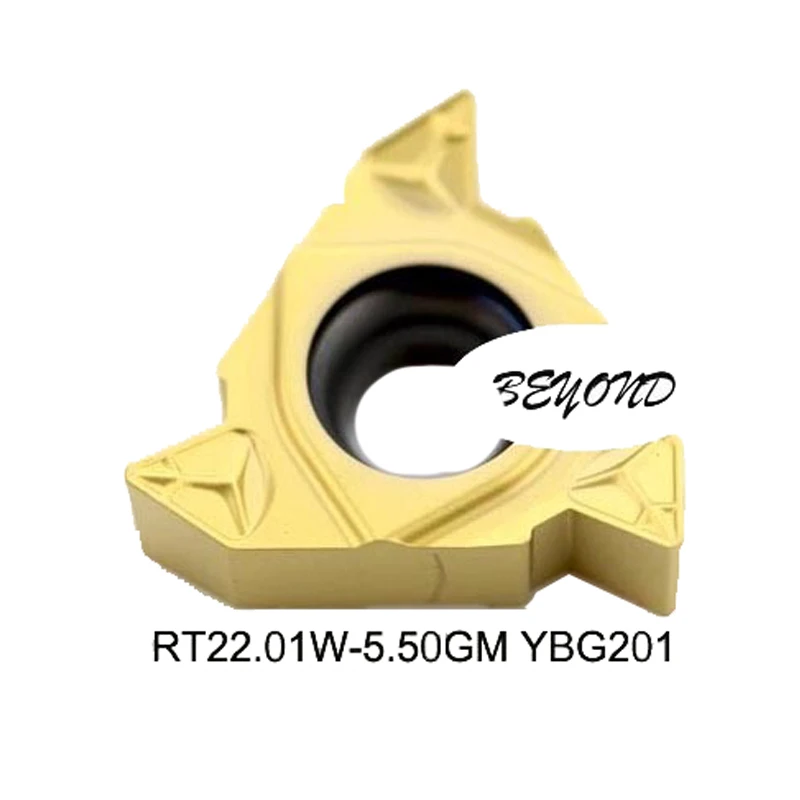 RT22.01 RT22.01W-5.50GM YBG201 22 ER ERM 5.5 ISO 22ER External Threading Insert Turning Lathe for SER Carbide | Инструменты