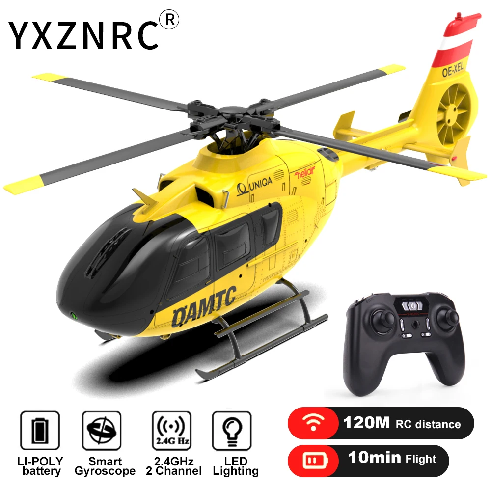 YU Xiang F11 AH64 RC Helicopter for Adults, 2.4G 6CH Martinique