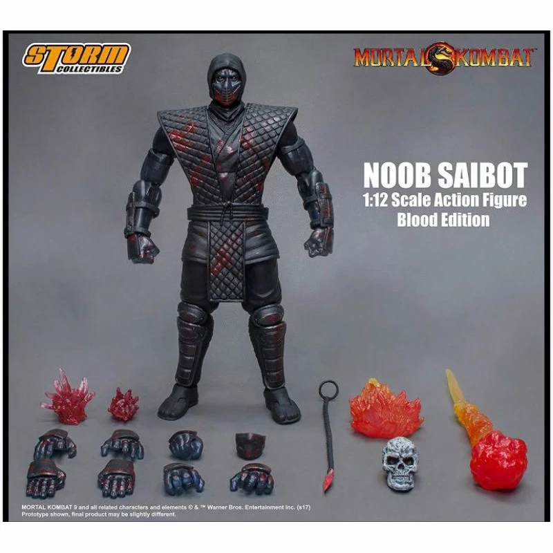 

Original Genuine Storm Toys 1/12 Noob Saibot Game Character Model Movable Doll Art Authentic Collection Birthday Gift