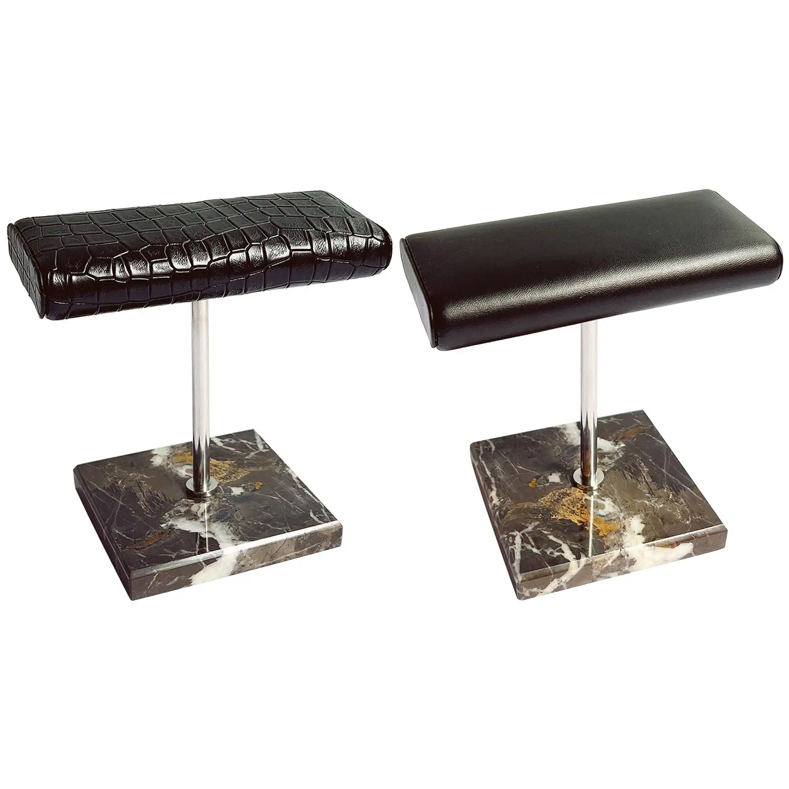 

Подставка для часов из искусственной кожи с мраморной основой, удобный прочный органайзер для столешницы, Домашний Органайзер, женский браслет