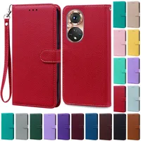 For Honor 50 Case Honor50 NTH-AN00 NTH-NX9 Leather Wallet Flip Case For Honor 50 SE Case 50SE JLH-AN00 Phone Cover Fundas 1