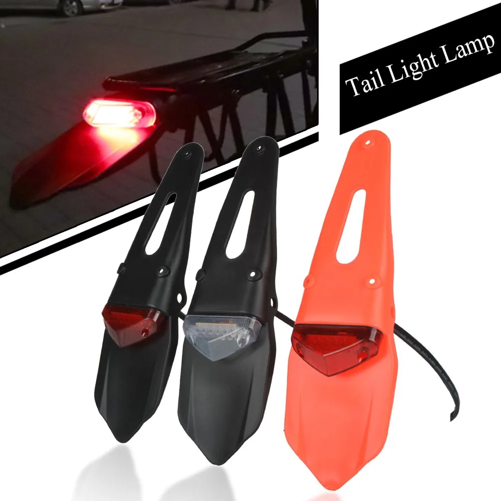 Motorcycle For Yamaha Xt 250X Xtz250 Xtz125 Tricker Light Enduro Tial Bike 12 Led Brake Stop Rear Rear Fender Tail Light Xtz 250