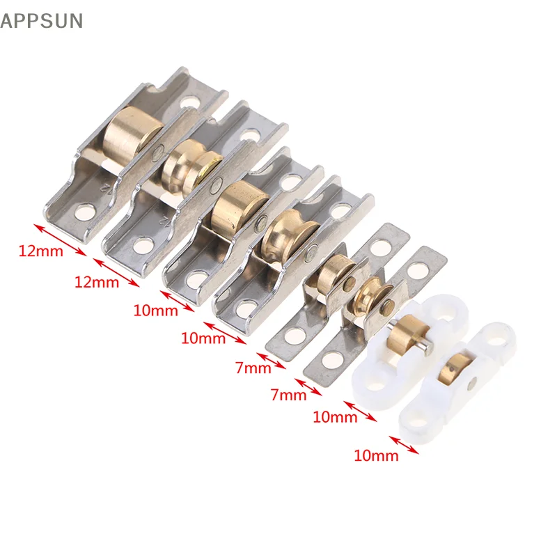 

1Pc Stainless Steel Window Pulley Sliding Door Roller Runner Wheel Track Pulley