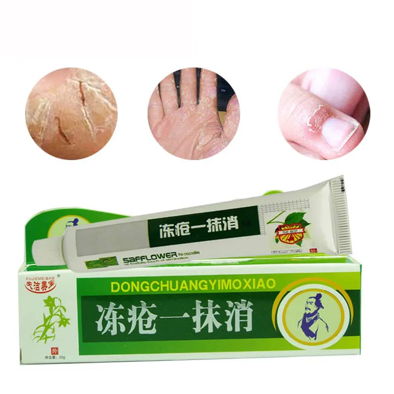 Chinese Ointment Hand Foot Crack Cream Heel Chapped Peeling Repair Frostbite Anti Dry Crack Skin Creams Wholesale
