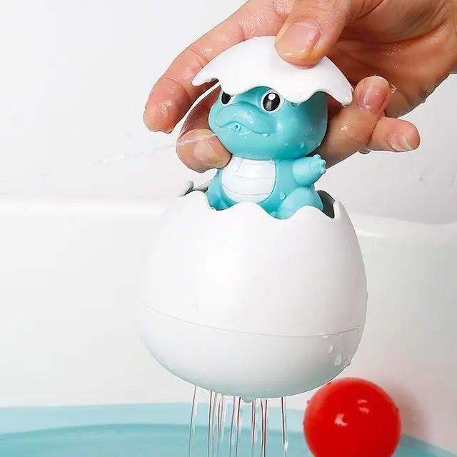 Baby Swimming Bathroom Bathing Shower Toy Children's Penguin Egg Water Spray Sprinkler Sprinkling Toy Kids Water Clockwork Toys 3